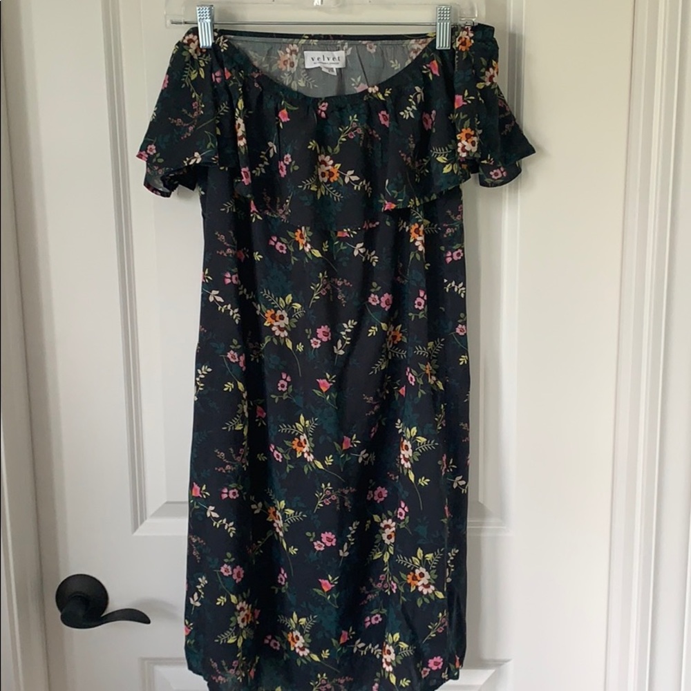 VELVET | Maternity Off Shoulder Tropicana Dress